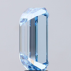 Diamant ovale élégant, bleu vif, certifié IGI, clarté VS1, taille excellente, CVD, diamant cultivé en laboratoire, pour la création de bijoux. - Product Image 4