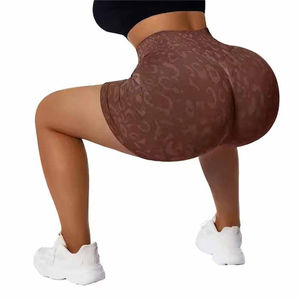 Shorts en toile respirante de haute qualité à prix abordable pour femmes, avec logo personnalisé, fitness, 100% coton, taille élastique - Product Image 6