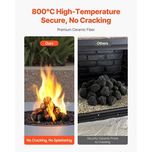 25 pierres de lave réutilisables de 1,2 à 2,0 pouces pour foyer, pierres décoratives pour intérieur et extérieur, idée cadeau pour le Nouvel An 2022 - Product Image 3