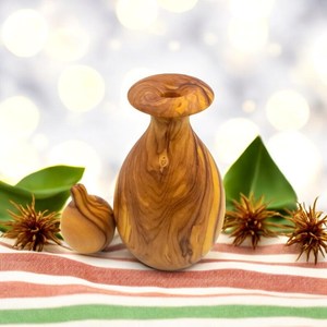 Jarrón de Madera Moderno de Alta Calidad Premium, Madera Sólida Ecológica, Hecho a Mano, Decorativo para Mesa, con Color y Forma Personalizados - Product Image 2