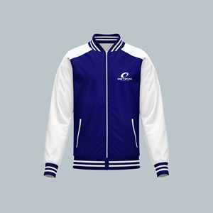 Chaqueta Bomber Deportiva de Satén con Logotipo Personalizado, Chaqueta Universitaria de Béisbol, Chaqueta Varsity Hip Hop de Satén para Hombre - Product Image 4