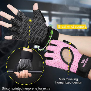Sport <b>Weight</b> Lifting Gym Fitness Gloves Half Finger Superior Quality Style Gym Weightlifting Gloves - Product Image 2