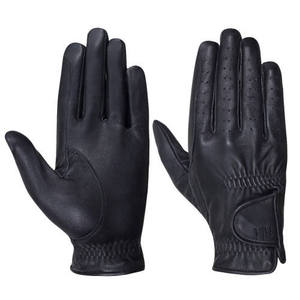 Custom Logo Winter Equestrian Horse Riding <b>Gloves</b> <b>Touchscreen</b> Compatible Non-Slip Full Finger Premium Leather Western Style - Product Image 1