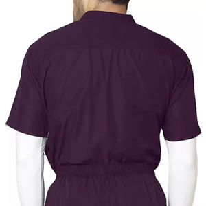 Conjuntos de Uniformes Médicos para Hombre, Pantalones Rectos Clásicos, Top con Cuello en V, Tejido Suave y Transpirable, Logotipo Personalizado, Uniformes de Enfermería y Hospital 2026 - Product Image 6
