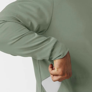 Blouse médicale personnalisée unisexe à manches longues avec fermeture éclair pour infirmiers et personnel hospitalier - Product Image 6