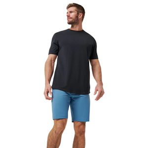 Wholesale Men's Custom Solid Blue Canvas Mid Waist Elastic Breathable Casual <b>Shorts</b> with Pockets Polyester/Cotton <b>Spark</b> Clothing - Product Image 5