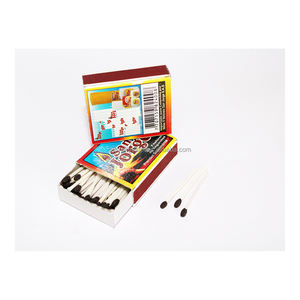 Wax Safety Matches Eco-Friendly Printing 43x30x10mm Compact Matchbox Smooth Ignition Clean Flame <b>Matchsticks</b> Home Use - Product Image 6