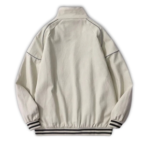2022 Spring New Reversible Stand Collar Zipper Loose Street Harajuku Oversize Bomber <b>Jacket</b> <b>Men</b> Women Couples Reflective Tops - Product Image 3