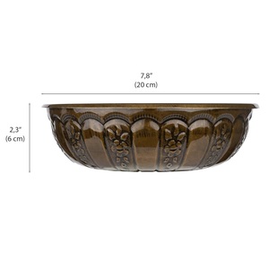 Cuenco de Baño de Cobre Hecho a Mano, Lavabo Tradicional con Diseño Martillado, Decorativo - Product Image 6
