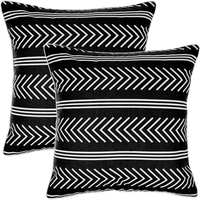 Juego de 4 Fundas de Almohada Modernas Tejidas para Sofá, para Hogar y Hotel, Geométricas, Personalizadas, 100% Poliéster, Lavables, Venta al Por Mayor del Fabricante
