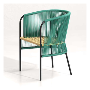 Muebles de aluminio y ratán combinados para proyecto de cafetería y hotel fabricados en Indonesia - Product Image 1