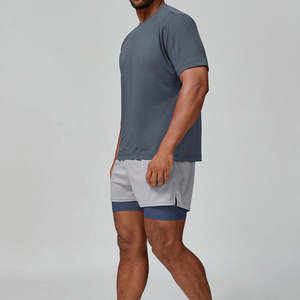 T-shirts de sport pour hommes respirants sur mesure - Matière écologique à séchage rapide en Spandex/Polyester - Nouveau stock - Product Image 1