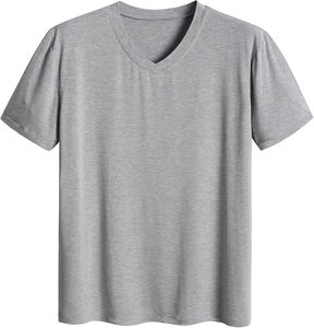 ชุดนอนผู้ชายไซส์ใหญ่ ผ้าวิสโคสผสมฝ้าย 280 กรัม แบบไม่ทอ ระบายอากาศได้ดี นุ่มสบาย แขนสั้น สไตล์ไฮสตรีท - Product Image 5