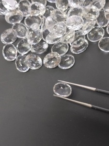 Topacio Blanco Natural de 10x8MM, Corte Ovalado, Calidad Superior, Piedra Preciosa Suelta Calibrada para la Creación de Joyería de Diseño - Product Image 5