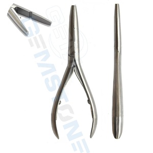 Outils de pince professionnels en acier inoxydable pour extensions de cheveux Application de raccord de retrait de bouche plate Logo personnalisé réutilisable durable - Product Image 5