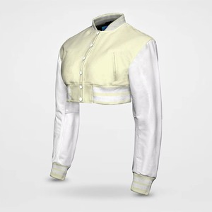 AMS SPORTS INTL Chaquetas de Béisbol Cortas de Algodón para Mujer, Transpirables, Resistentes al Viento, Ecológicas, de Manga Larga, Tejidas para Invierno - Product Image 3