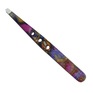 Pince à épiler professionnelle en acier inoxydable à pointe inclinée pour soins de beauté, fabrication de qualité, durable, pour l'épilation des sourcils - Product Image 2