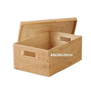 Handwoven <b>Rectangular</b> Rattan <b>Basket</b> for Bread Fruit <b>Storage</b> Gift Presentation and Wholesale Distribution - Product Image 2