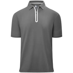 Chemise décontractée zippée pour homme de qualité supérieure, tissu respirant, taille personnalisée, faible MOQ, vente en gros directe d'usine, expédition mondiale - Product Image 3