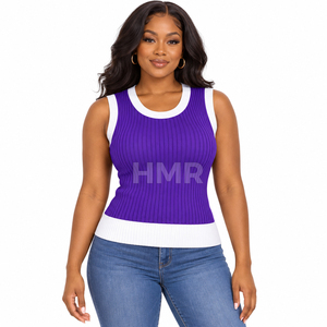HMR Sorority Sisterhood <b>Sweaters</b> Sleeveless Custom Design Jacquard <b>Cardigan</b> <b>Sweater</b> Knit Vest Fashion Outerwear - Product Image 1