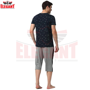 ชุดเซ็ตเสื้อยืดแขนสั้นและกางเกงขาสั้นแฟชั่นผู้ชายสำหรับใส่ลำลองในฤดูร้อน สวมใส่สบาย ดีไซน์ใหม่ล่าสุด - Product Image 3
