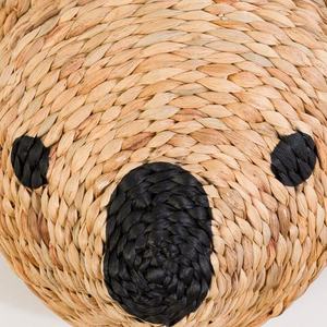 งานฝีมือสานด้วยมือจากผักตบชวา รูปหัวโคอาล่า สำหรับตกแต่งผนัง เป็นมิตรกับสิ่งแวดล้อม ของตกแต่งธรรมชาติสำหรับห้องนอนเด็ก - Product Image 3