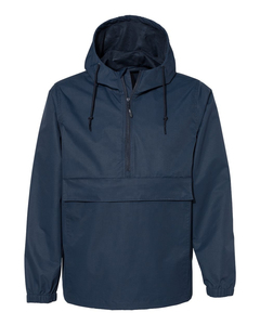 Spring High Quality Outdoor windbreak Pullover <b>Jacket</b> for <b>Men</b> Custom Half Zip Nylon Anorak Hooded Wind <b>Men</b> Windbreaker <b>Jacket</b> - Product Image 2
