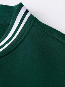 Modern Street Style Varsity Jacket – Premium Letterman Bomber Outerwear with Wool Blend Material, Ribbed Sleeves Warm and Comfo - Product Image 3