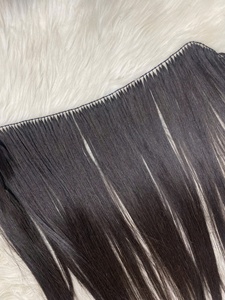 Cheveux vietnamiens Fea-ther 100g, très lisses, bruts, non traités, cuticules alignées - Product Image 4