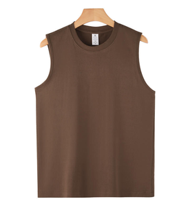 Camiseta Deportiva sin Mangas para Hombre RACHEL SPORTS con Logotipo Personalizado, Cuello Redondo, Transpirable, Ecológica, de Secado Rápido, 100% Algodón, para Entrenamiento Atlético - Product Image 5