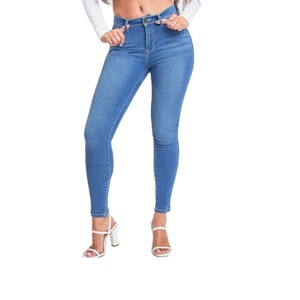 BD Pantalones vaqueros rectos de algodón de cintura alta para mujer Pantalones vaqueros casuales de etiqueta privada con pantalones largos de estilo sexy - Product Image 5