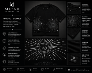 เสื้อยืดพรีเมียมสีดำของบริษัทไมคา คอร์ปอเรชั่น ผลิตจากผ้าฝ้าย 100% ป้องกันการเป็นขุย ทรงหลวม แขนสั้น สวมใส่สบาย เหมาะสำหรับทั้งผู้ชายและผู้หญิง - Product Image 5