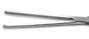 Pinces hémostatiques Crile 14 cm à mâchoires droites dentelées, qualité supérieure, pince chirurgicale en acier inoxydable, forceps vasculaire Zelmi Surgical - Product Image 3