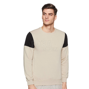 Échantillon gratuit Sweat-shirt ras du cou à manches longues pour hommes Hiver Sweat-shirt chaud décontracté Doublé polaire Pull-over Hoodies pour homme 100% coton - Product Image 1