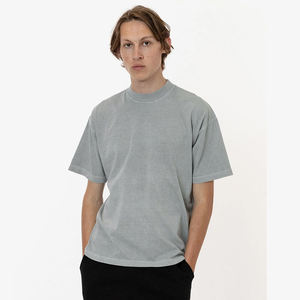 Custom Heavyweight 300g Cotton Jersey Oversized T-Shirt | <b>Men's</b> Short Sleeve Eco-Friendly Breathable Quick Dry Formal O-Neck - Product Image 3