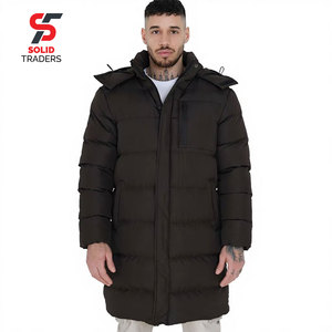 Manteau Quotidien Ultra-Chaud Solid Trader, Léger et Très Confortable, avec Coutures Simples, Doudoune Longue à Capuche, 70% - Product Image 1