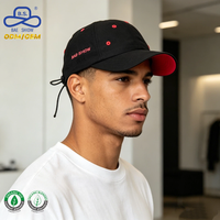 Casquette de baseball ODM, nouveau design personnalisé, noire, brodée BAE-SHIOW, séchage rapide, bicolore, avec dos réglable, unisexe, streetwear