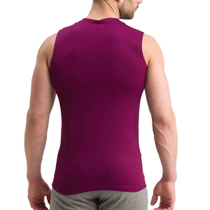 Classic Style Sleeveless Compression Shirt For <b>Men</b> Quick Dry <b>Stretch</b> Fabric Fitness Workout Gym Training - Product Image 6