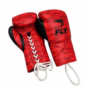 Custom Design Lace Up Boxing Gloves with Multi Layer <b>Padding</b> for Training and Sparring Use - Product Image 4