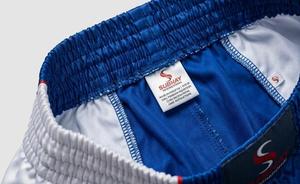 Pantalones Cortos de Boxeo para Hombre SUBWAY, Azul y Blanco, Cintura Elástica, Transpirables, de Poliéster, Corte Regular, para Todas las Temporadas, Ropa Deportiva - Product Image 6