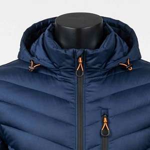 Doudoune matelassée pour homme, prix de gros, doudoune d'hiver personnalisée, manteau brillant, design araignée, doudoune unisexe - Product Image 4