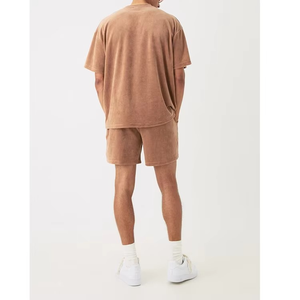 Ensemble de t-shirt et short en molleton tissé pour homme de haute qualité, imprimé, col rond, manches courtes, hiver ONEAPEX INTERNATIONAL - Product Image 2