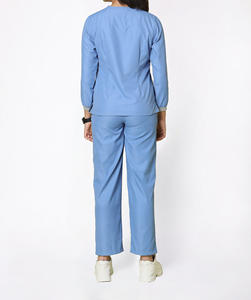 Uniformes Médicos de Verano de Manga Corta para Hombre y Mujer, Conjuntos de Uniformes de Hospital a la Moda, Uniformes Médicos de Spandex al por Mayor - Product Image 5