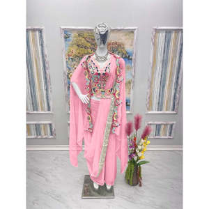 Ensemble fantaisie pour femme quatre pièces avec ceinture pour tenue de fête - Product Image 3