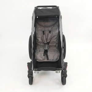 TC-2024S Water resistant fabric Single Seat Safety Belt Kids Bike <b>Trailer</b> 3 in 1 Jogger Stroller for Outdoor Adventures - Product Image 6