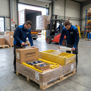 Order Picking <b>Trolley</b> with 4 Swivel Wheels Warehouse Mesh <b>Platform</b> Cart Vietnam Manufacturer ISO Sedex Certified High Quality - Product Image 6