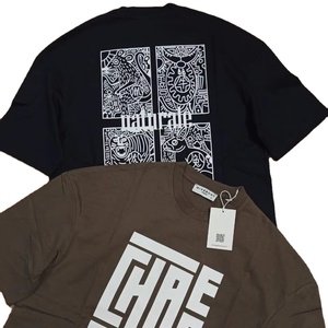 T-Shirt Homme Décontracté 100% Coton Nouveau Séchage Rapide Respirant Col en O Solide Motif Imprimé Fil Court Teint Lavé 180 Grammes - Product Image 4