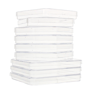 Placas de Petri Cuadradas Transparentes Desechables para Cultivo Celular en Laboratorio, Acero Inoxidable 60x15mm, Instrumentos Clase I para Clínicas - Product Image 3