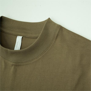 เสื้อยืดทรงบ็อกซี่แบบครอปพิมพ์ลาย DTG สองชั้น 300GSM ผ้าฝ้ายสำหรับผู้ชาย พร้อมบริการจัดส่งและส่งมอบแบบ OEM - Product Image 3