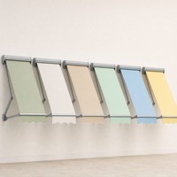 Auvent électrique en aluminium de luxe économique avec éclairage LED pour piscine et balcon, télécommande, installation facile, protection solaire intelligente